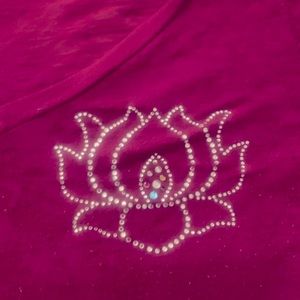 Swarovski Crystal Lotus Yoga Top